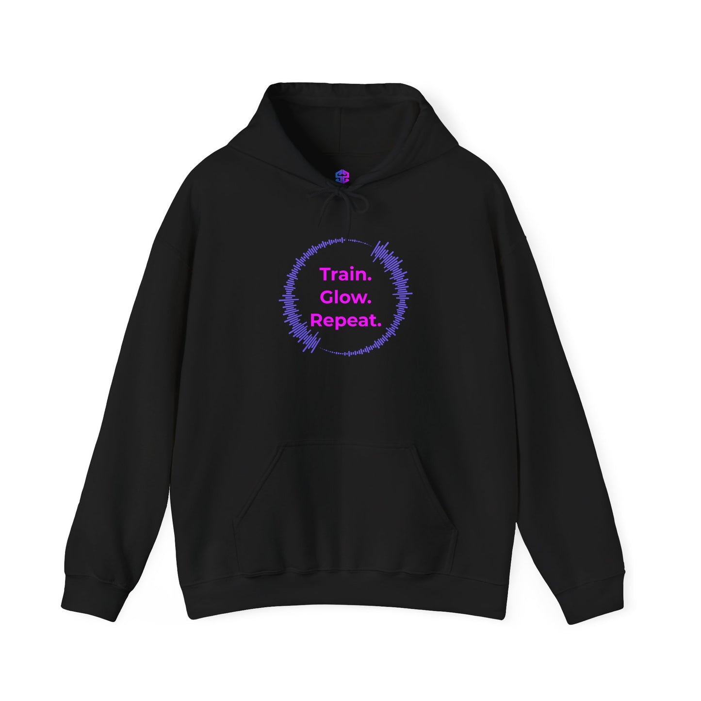 Train. Glow. Repeat. Hoodie