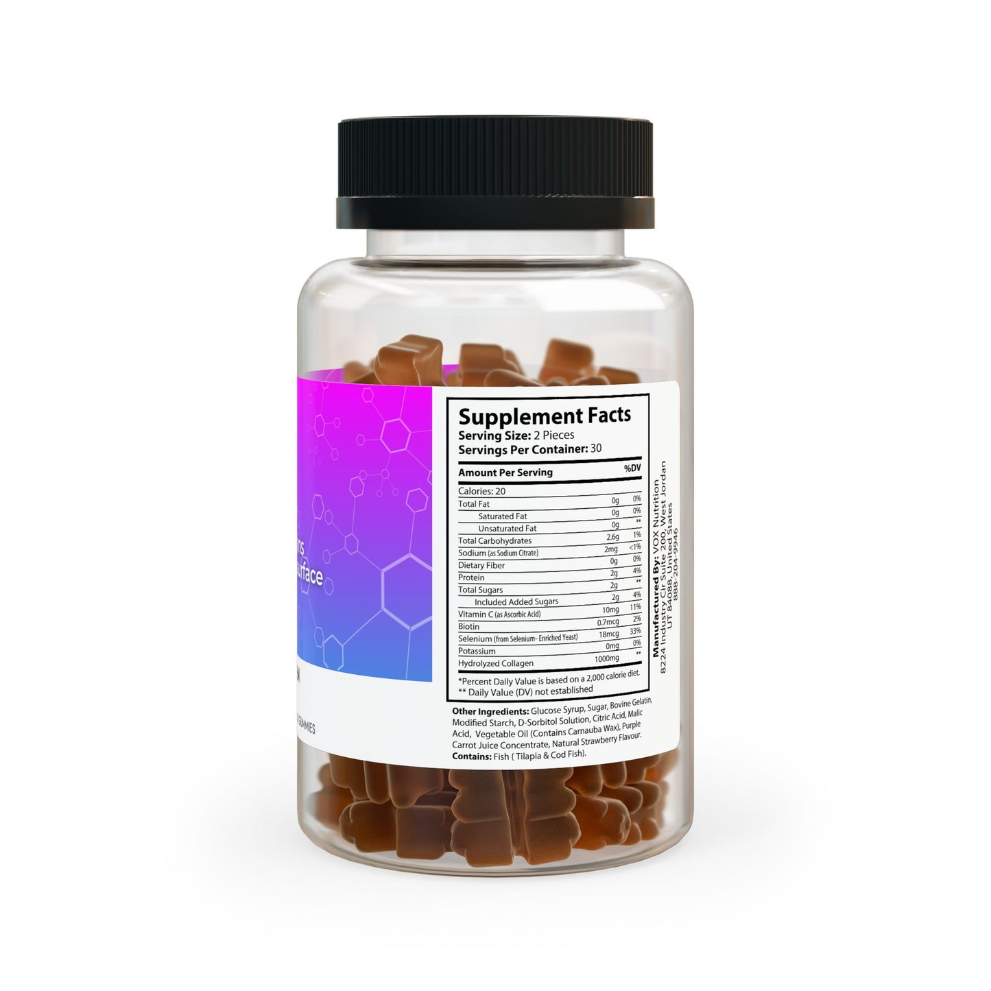 Stimspark Collagen Gummies – Orange Flavor