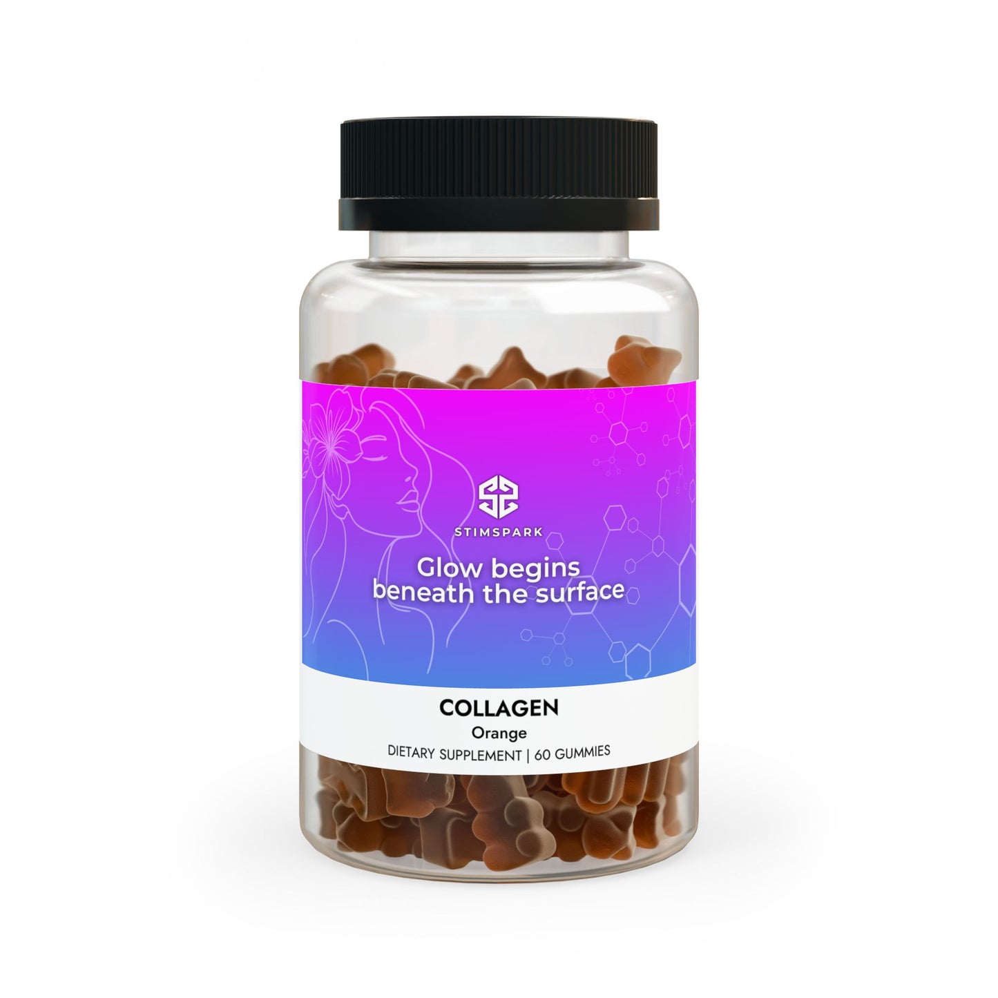 Stimspark Collagen Gummies – Orange Flavor