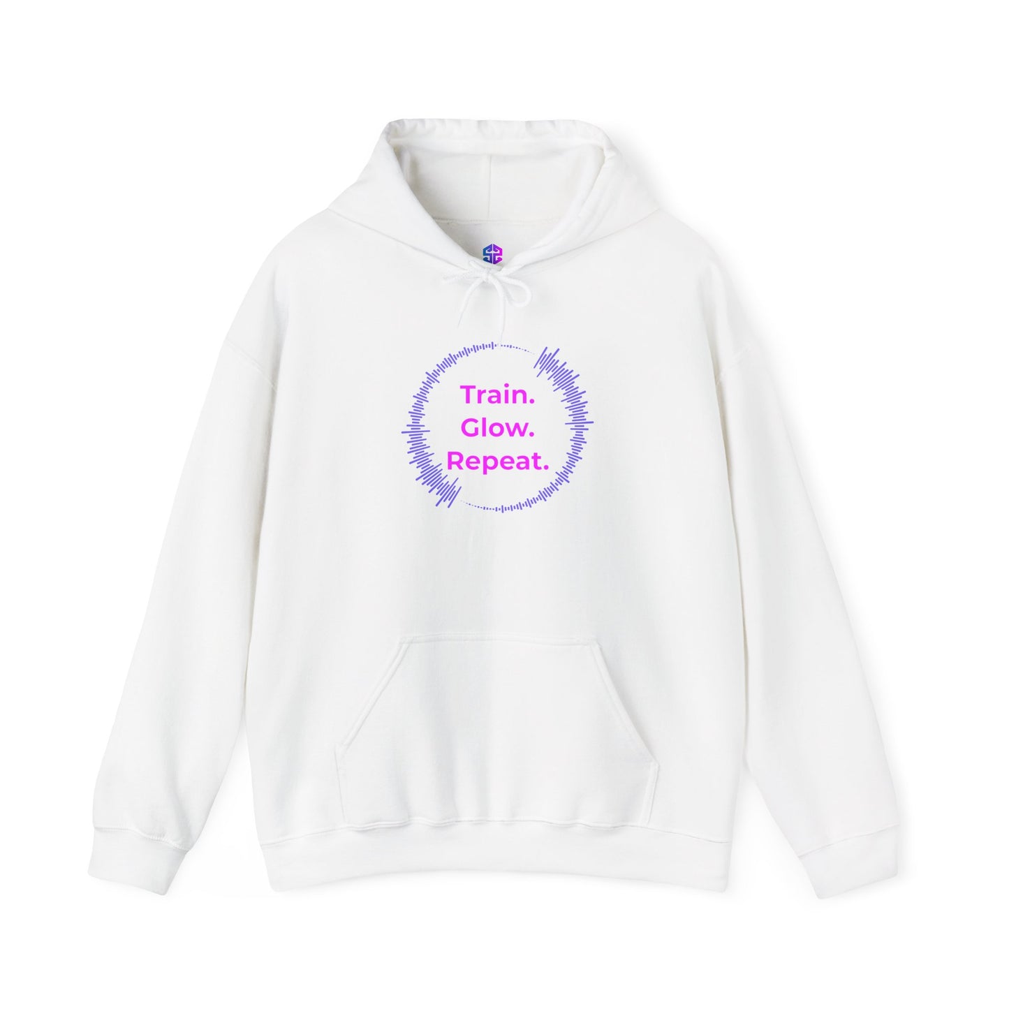 Train. Glow. Repeat. Hoodie
